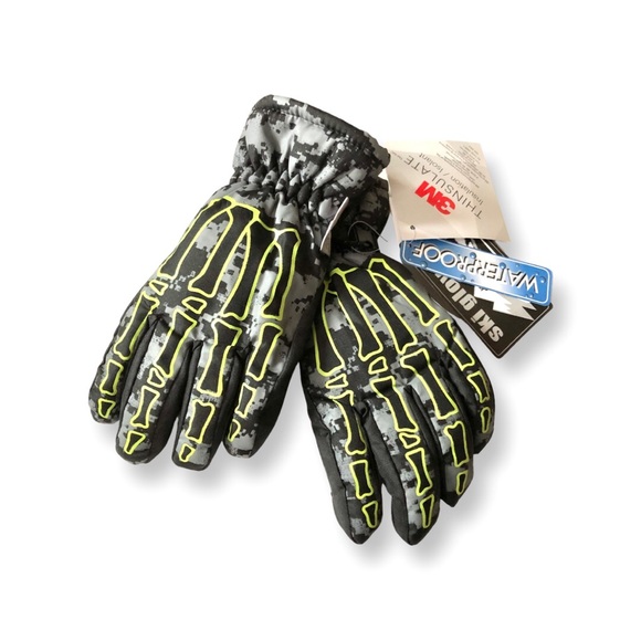 3 M Thinsulate Other - Waterproof Ski Gloves 3 M Thinsulate Bones Camo Children 4-7